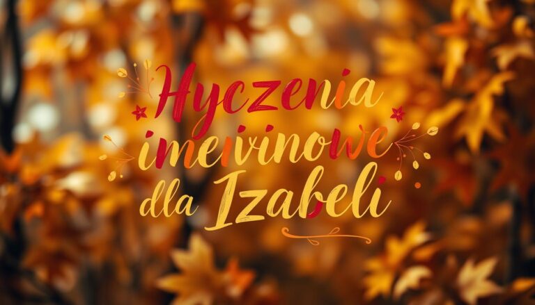 Życzenia imieninowe dla izabeli